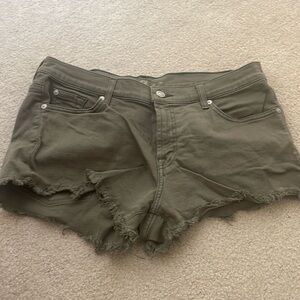 7 for all man kind low rise shorts